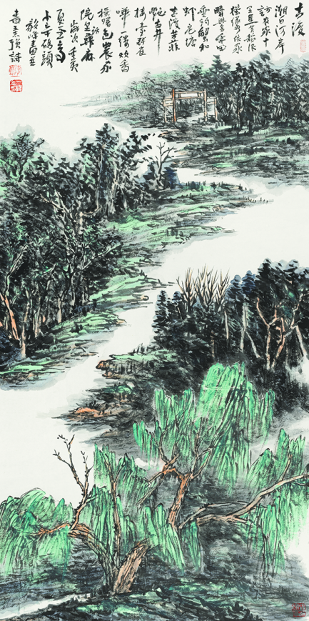 潮白古渡 / 李毅峰。宝坻区委宣传部供图
